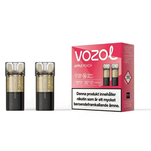 Vozol Switch pods 2-pack 20 mg apple peach