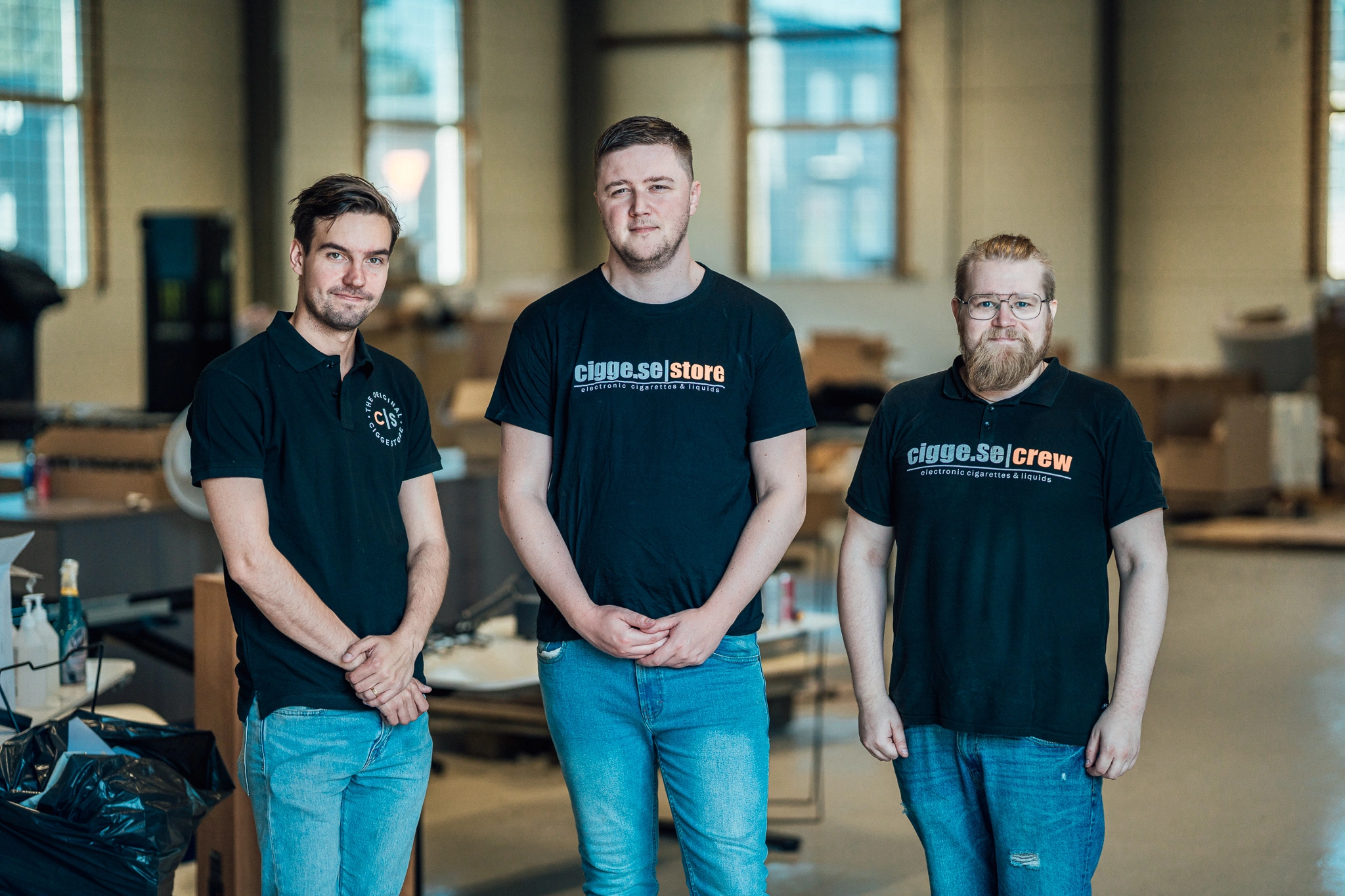 Patrik Grönberg, Dennis Danielsson och Simon Paajanen